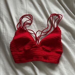 Red Strappy Bralette
